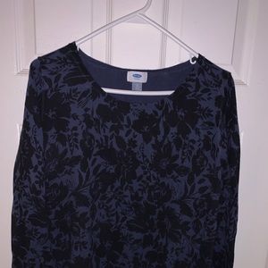 Black and Blue Flowers